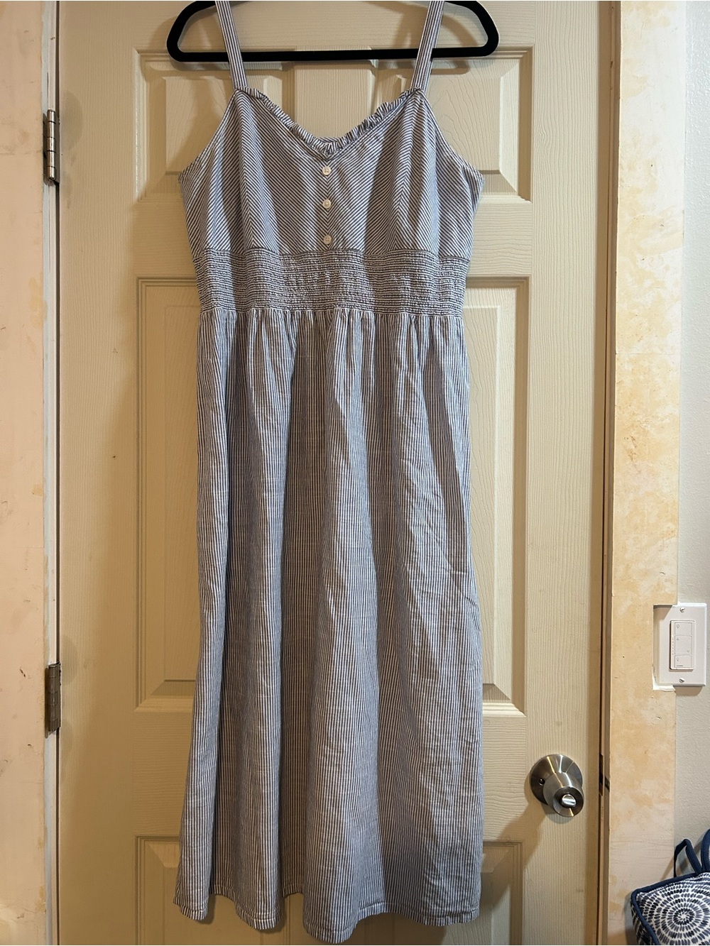 Morgan Taylor Blue and White Striped Top